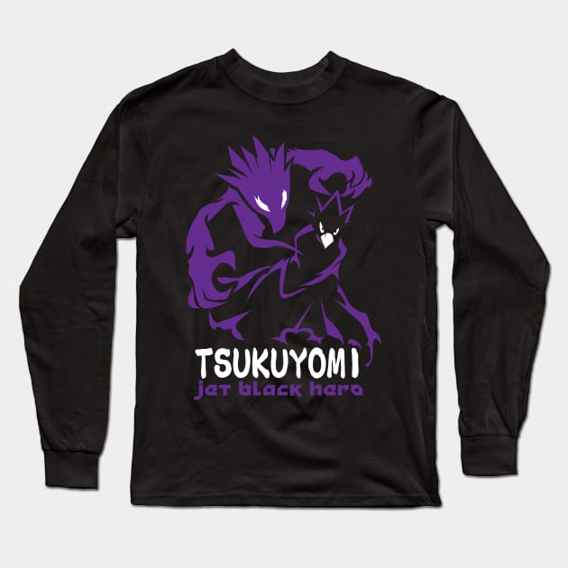 Jet Black Hero: Tsukuyomi Long Sleeve T-Shirt by merch.x.wear